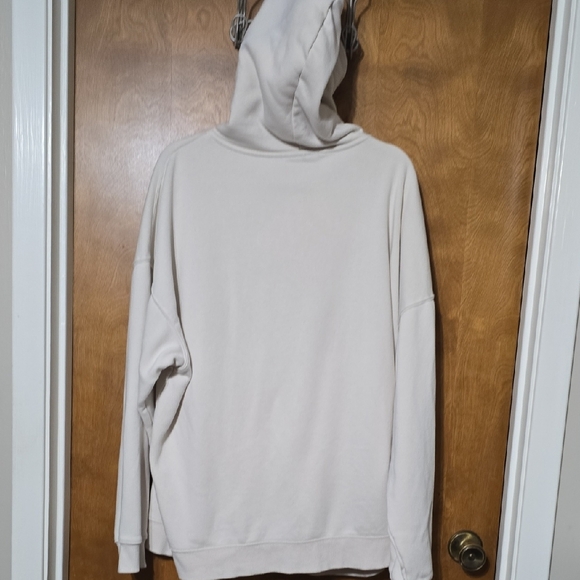 No Boundaries Men's Beige Zip-Up Hoodie - Picture 6 of 6